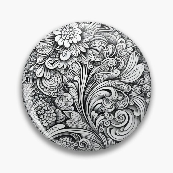 Item preview, luxuriant flora pattern designed and sold by aliraweb.