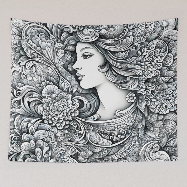 Item preview, luxuriant lady designed and sold by aliraweb.