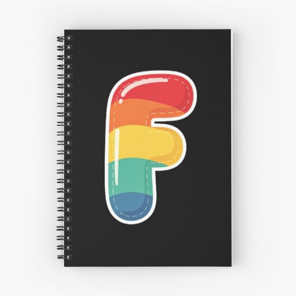 Item preview, Patch letter F rainbow designed and sold by StickersRyous.