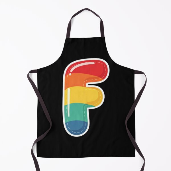 Item preview, Patch letter F rainbow designed and sold by StickersRyous.