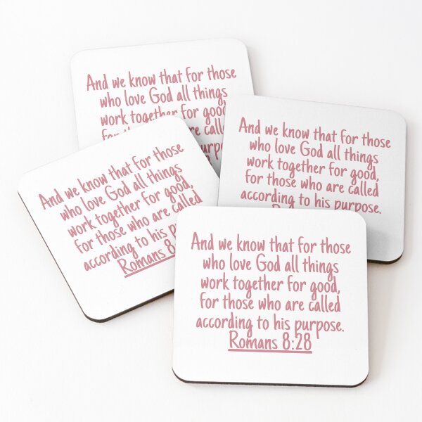 Item preview, And we know that for those who love God all things work together for good, for those who are called according to his purpose. Romans 8:28 designed and sold by successmom.