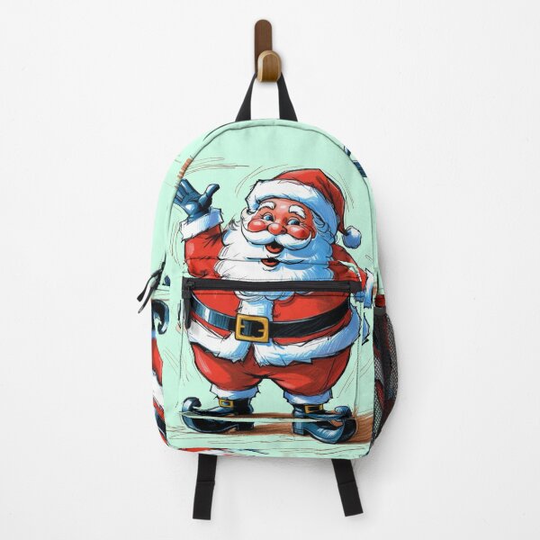 Item preview, A cartoonish drawing of Santa Claus with a big smile on his face designed and sold by PWDigitalArt.