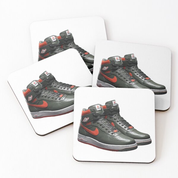 Item preview, Olive and Orange High-Top Sneaker Design – Urban Streetwear Style designed and sold by PRIME4YOU.