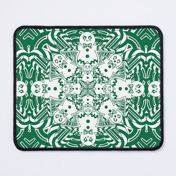 Item preview, Candy cane And Gingerbread Men In Green  designed and sold by missmann.