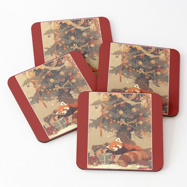 Item preview, Red Panda Christmas designed and sold by Lializaa23.
