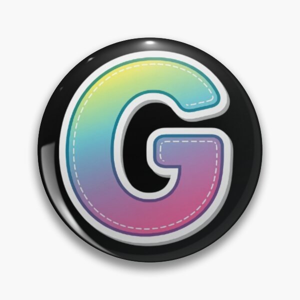 Item preview, Patch letter G rainbow designed and sold by StickersRyous.
