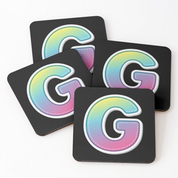Item preview, Patch letter G rainbow designed and sold by StickersRyous.
