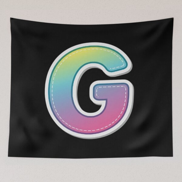 Item preview, Patch letter G rainbow designed and sold by StickersRyous.