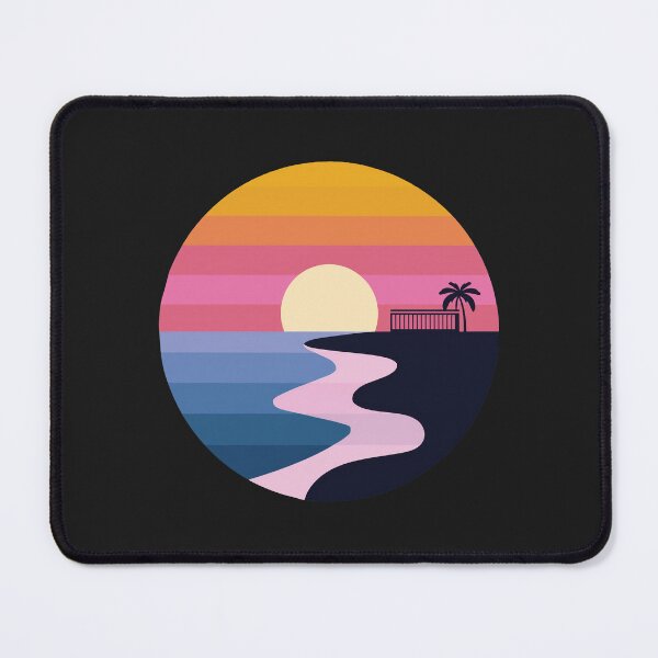 Item preview, Virginia Beach Sunset: Circular Ocean Waves designed and sold by Farid1Shop.