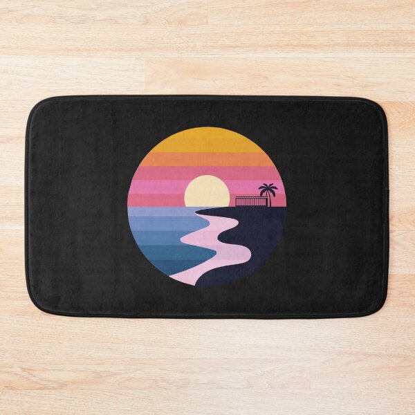 Item preview, Virginia Beach Sunset: Circular Ocean Waves  designed and sold by Farid1Shop.