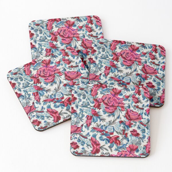 Item preview, great flower pattern in porcelain style painting designed and sold by ruiztiger70.