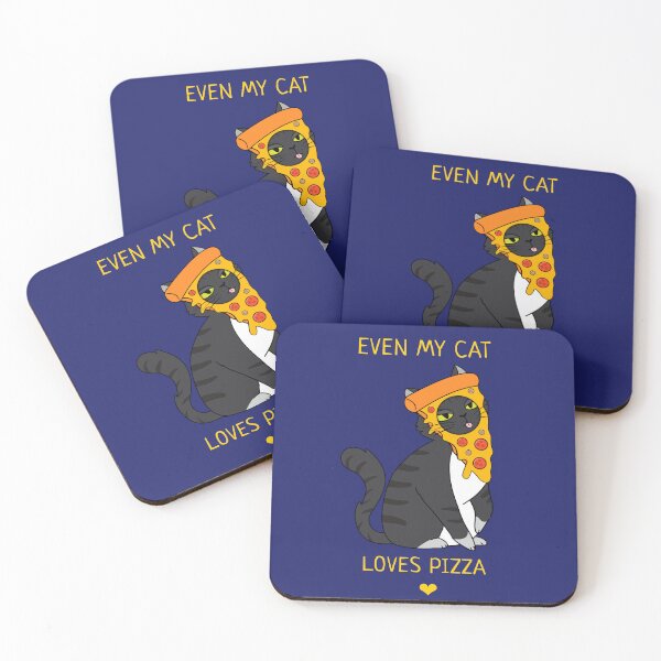 Item preview, Even My Cat Loves Pizza designed and sold by Oscar Price.