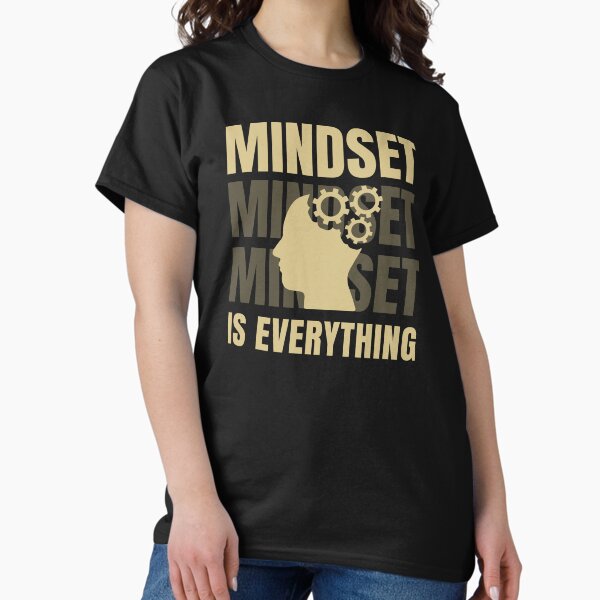 Vista previa del artículo con la obra «La mentalidad lo es todo.», diseñado y vendido por Spreading Smile.