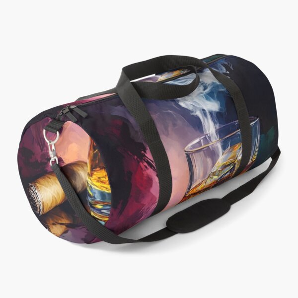 Item preview, Whiskey, Cigar, and Smoke - A Relaxing Moment Captured in Bold Abstract Colors designed and sold by OlfactoART Studio.