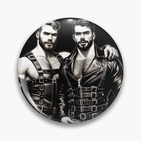 Artikelvorschau, Gay Leder Biker Jungs Leder Pride Grafikdesign entworfen und verkauft von ItsAKinkThing.