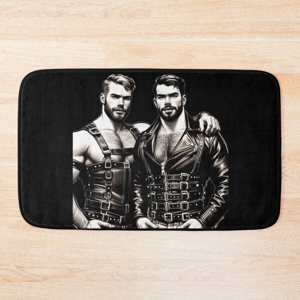 Artikelvorschau, Gay Leder Biker Jungs Leder Pride Grafikdesign entworfen und verkauft von ItsAKinkThing.