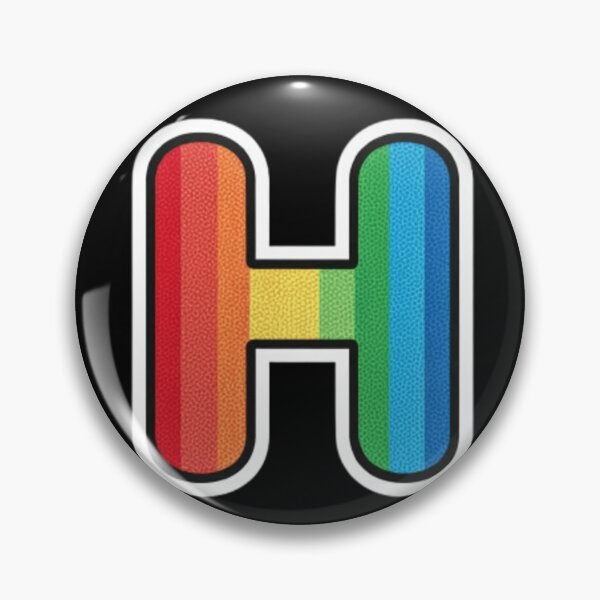 Item preview, Patch letter H rainbow designed and sold by StickersRyous.