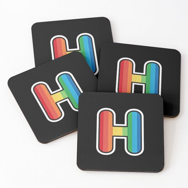 Item preview, Patch letter H rainbow designed and sold by StickersRyous.