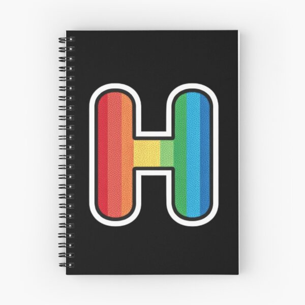 Item preview, Patch letter H rainbow designed and sold by StickersRyous.