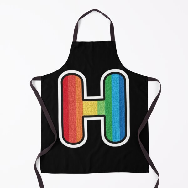 Item preview, Patch letter H rainbow designed and sold by StickersRyous.