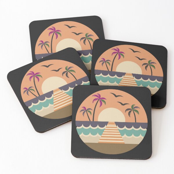 Item preview, Virginia Beach  Sunset Waves: A Circular designed and sold by Farid1Shop.