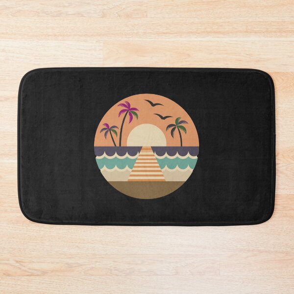 Item preview, Virginia Beach  Sunset Waves: A Circular designed and sold by Farid1Shop.