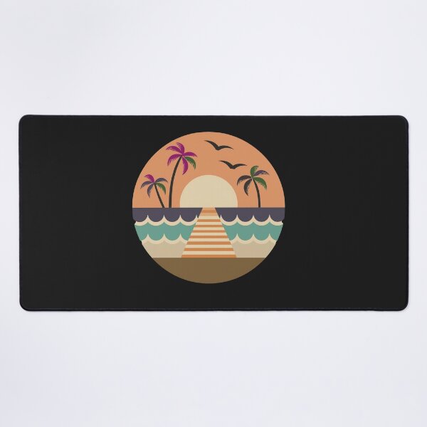 Item preview, Virginia Beach Sunset Waves: A Circular designed and sold by Farid1Shop.