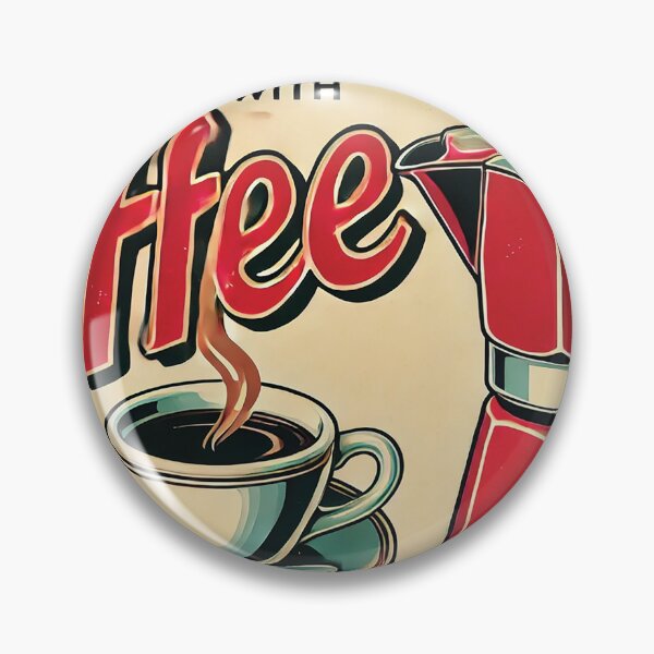 Item preview, vintage coffee sign designed and sold by Random Designs.