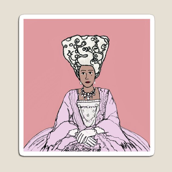 Aperçu de l'œuvre La Reine Charlotte, personnages de Bridgerton créée et vendue par RosiesGallery.