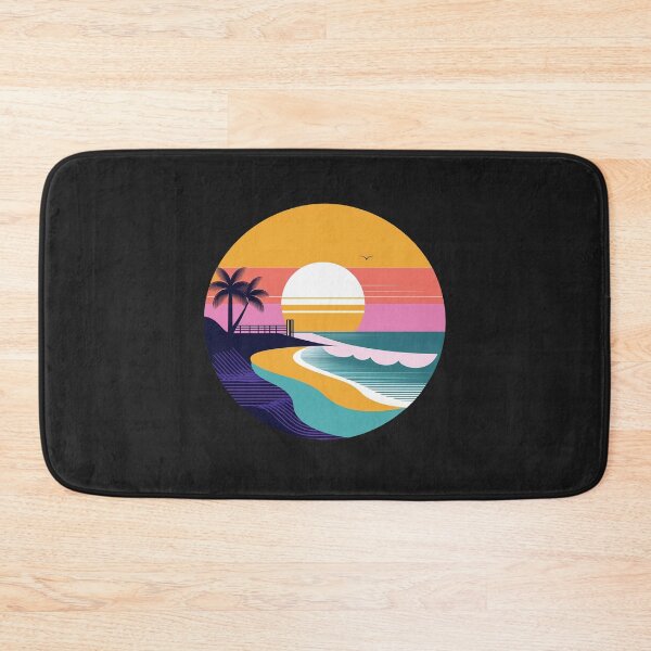 Item preview,  Virginia Beach  Sunset Waves: A Circular designed and sold by Farid1Shop.