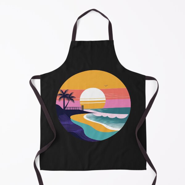 Item preview, Virginia Beach Sunset Waves: A Circular designed and sold by Farid1Shop.