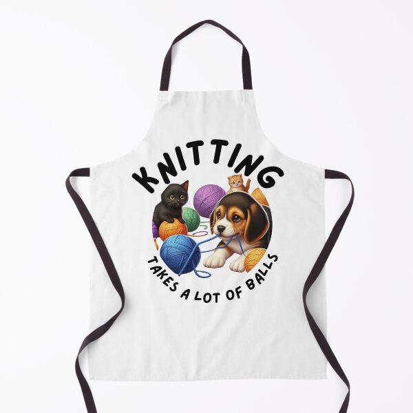 Item preview, Knitting takes balls designed and sold by KJGHeadRowdy.