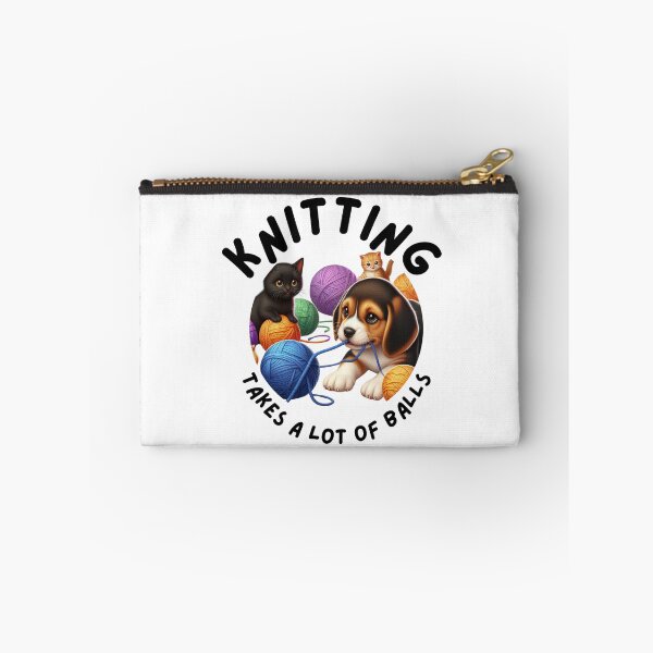 Item preview, Knitting takes balls designed and sold by KJGHeadRowdy.