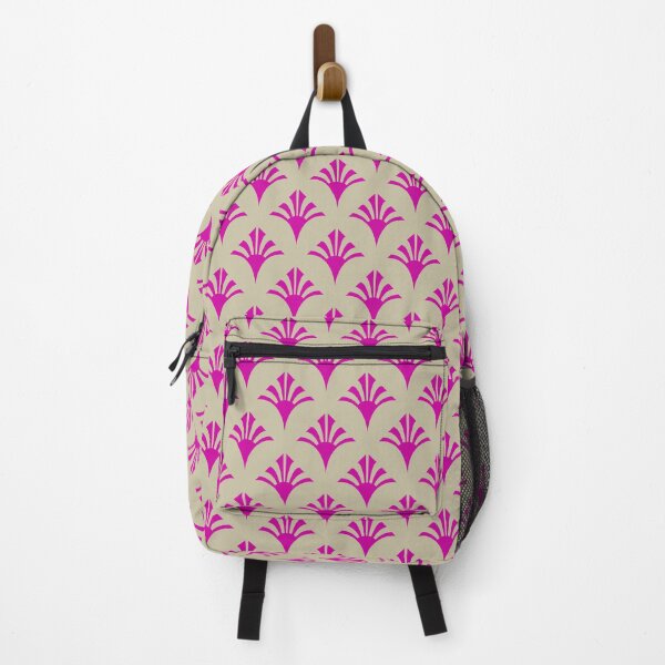 Item preview, Art Deco Pattern 02 - Bold Magenta on Off-White designed and sold by elektronen.
