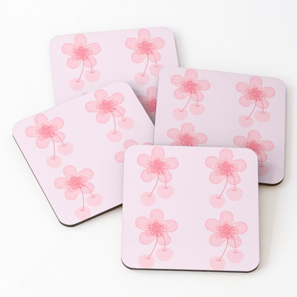Item preview, sakura flower with pink cherry cute and simple coquette design designed and sold by cherrytheory.