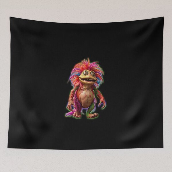 Item preview, colorful monster designed and sold by LevonsCrazyArt.