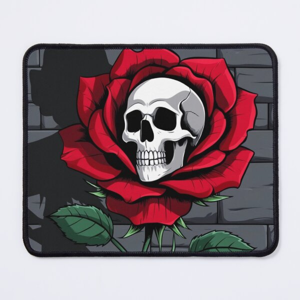 Item preview, Skull in a Rose designed and sold by Azrabi.