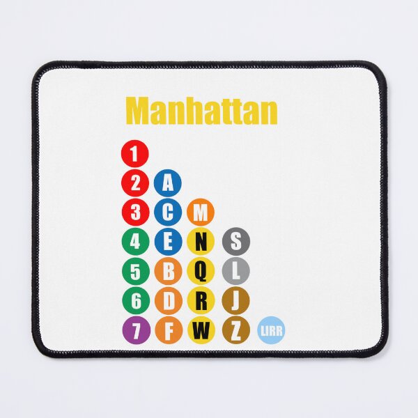 Item preview, Manhattan train lines yellow  designed and sold by Mozart3.