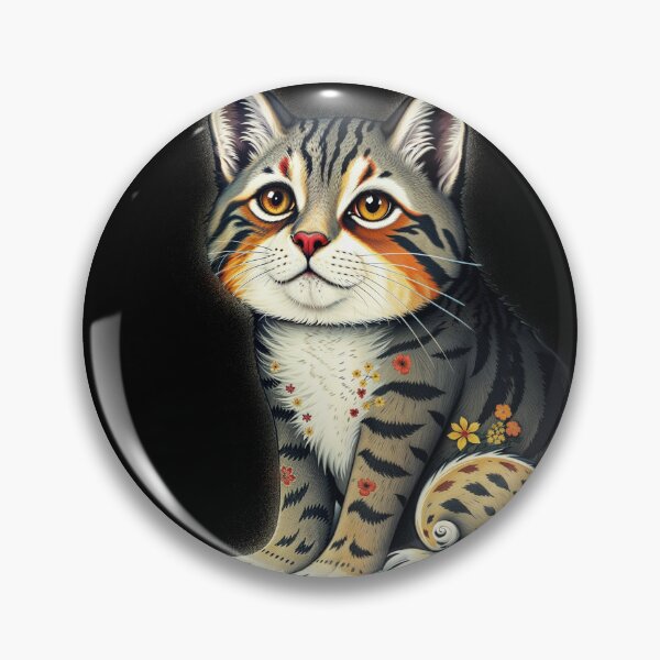 Item preview, Zen Kitty designed and sold by LevonsCrazyArt.