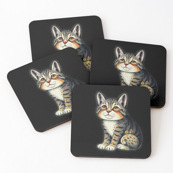 Item preview, Zen Kitty designed and sold by LevonsCrazyArt.