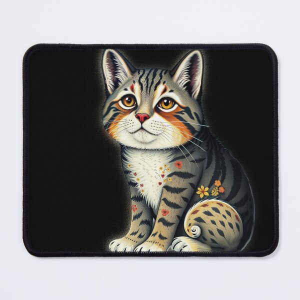 Item preview, Zen Kitty designed and sold by LevonsCrazyArt.