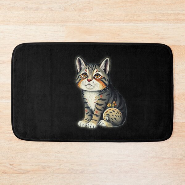 Item preview, Zen Kitty designed and sold by LevonsCrazyArt.