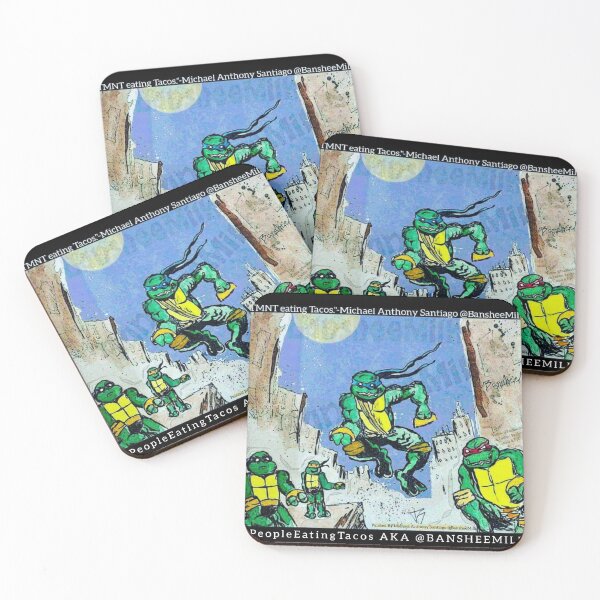 Item preview, TMNT with tacos  designed and sold by BansheeMilk.