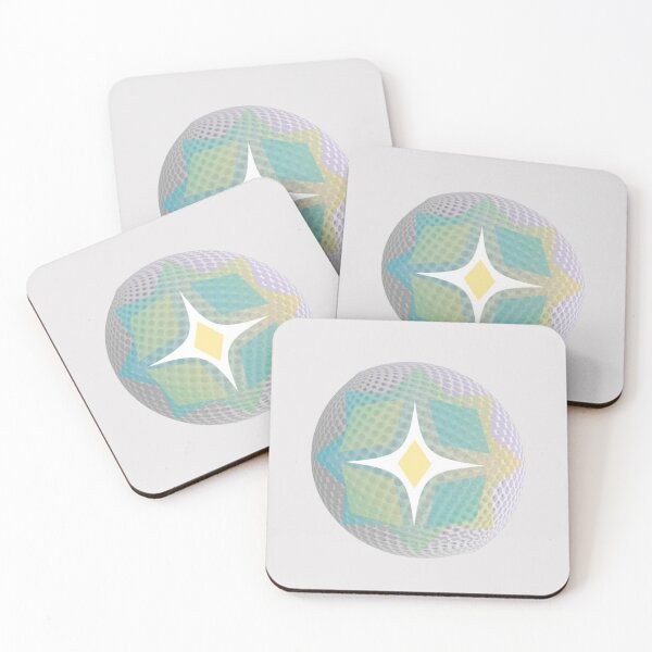 Item preview, 3D Polka Green Grey Yellow designed and sold by Art Shimmers.
