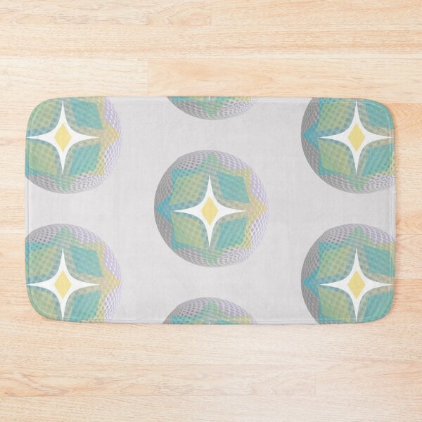 Item preview, 3D Polka Green Grey Yellow designed and sold by Art Shimmers.
