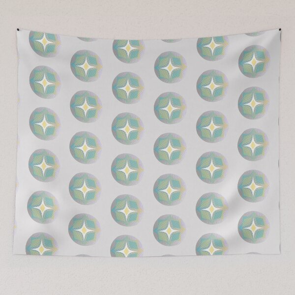 Item preview, 3D Polka Green Grey Yellow designed and sold by Art Shimmers.