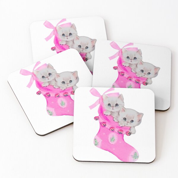 Item preview, Coquette Christmas Cats designed and sold by Pixiedrop.