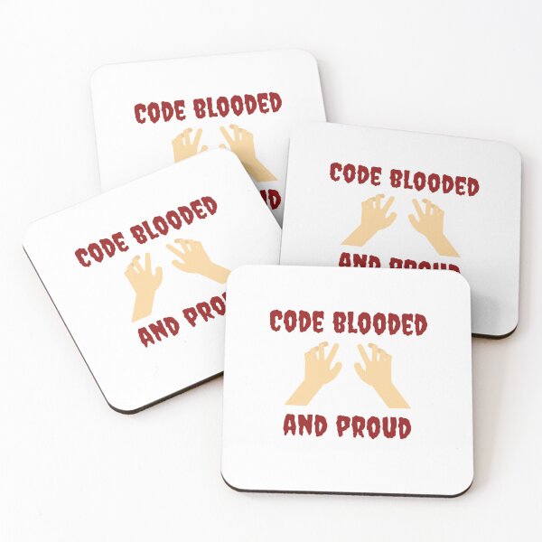 Item preview, Code Blooded and Proud - Bold T-Shirt for Coders designed and sold by TheDevRobe.