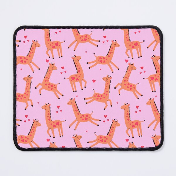 Item preview, cute giraffes and hearts designed and sold by burbura.