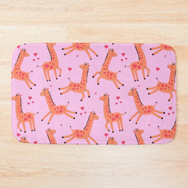 Item preview, cute giraffes and hearts designed and sold by burbura.